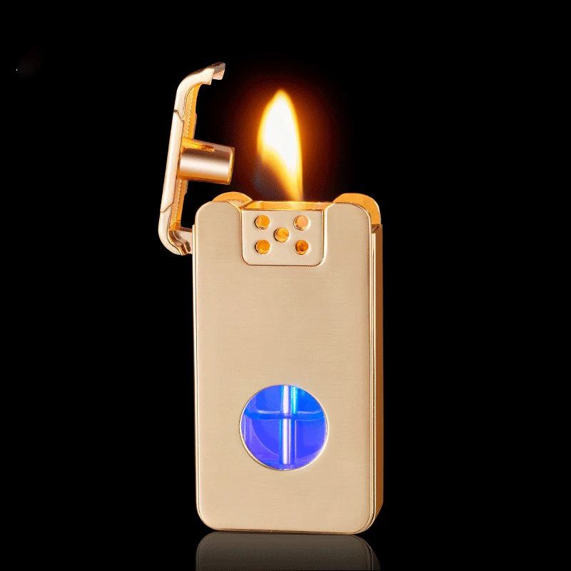 Classic Intelligent Voice Controlled Ignition Kerosene Lighter | Large Capacity | Blue Light Retro Lighter ShopOnlyDeal