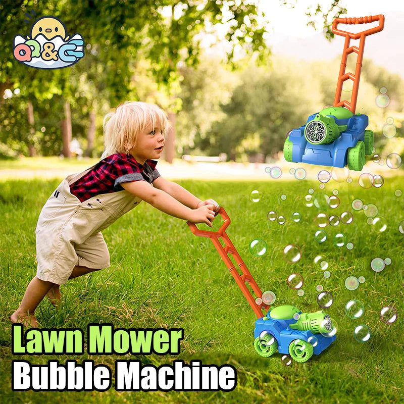 Automatic Lawn Mower Bubble Machine Weeder Soap Maker Blower Baby Activity Walker for Outdoor Kids Toys For Children Gift Boys ShopOnlyDeal