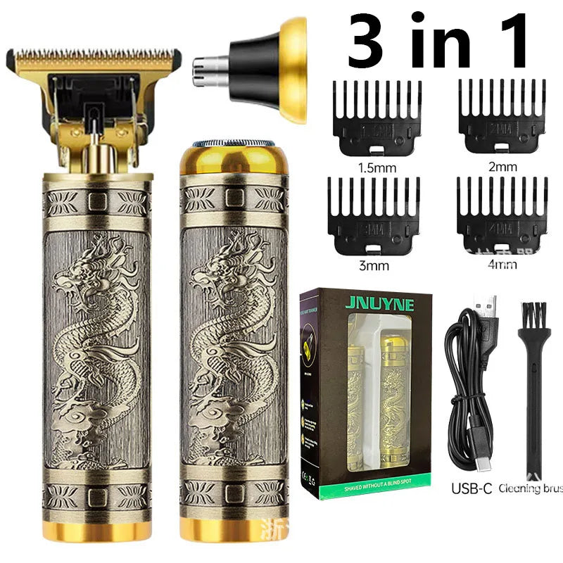 Powerful Professiona Electric Wireless Man Hairdresser Men Barber Shop Groin Beard Repairer Mustache Facial Hair Trimmer Clipper ShopOnlyDeal