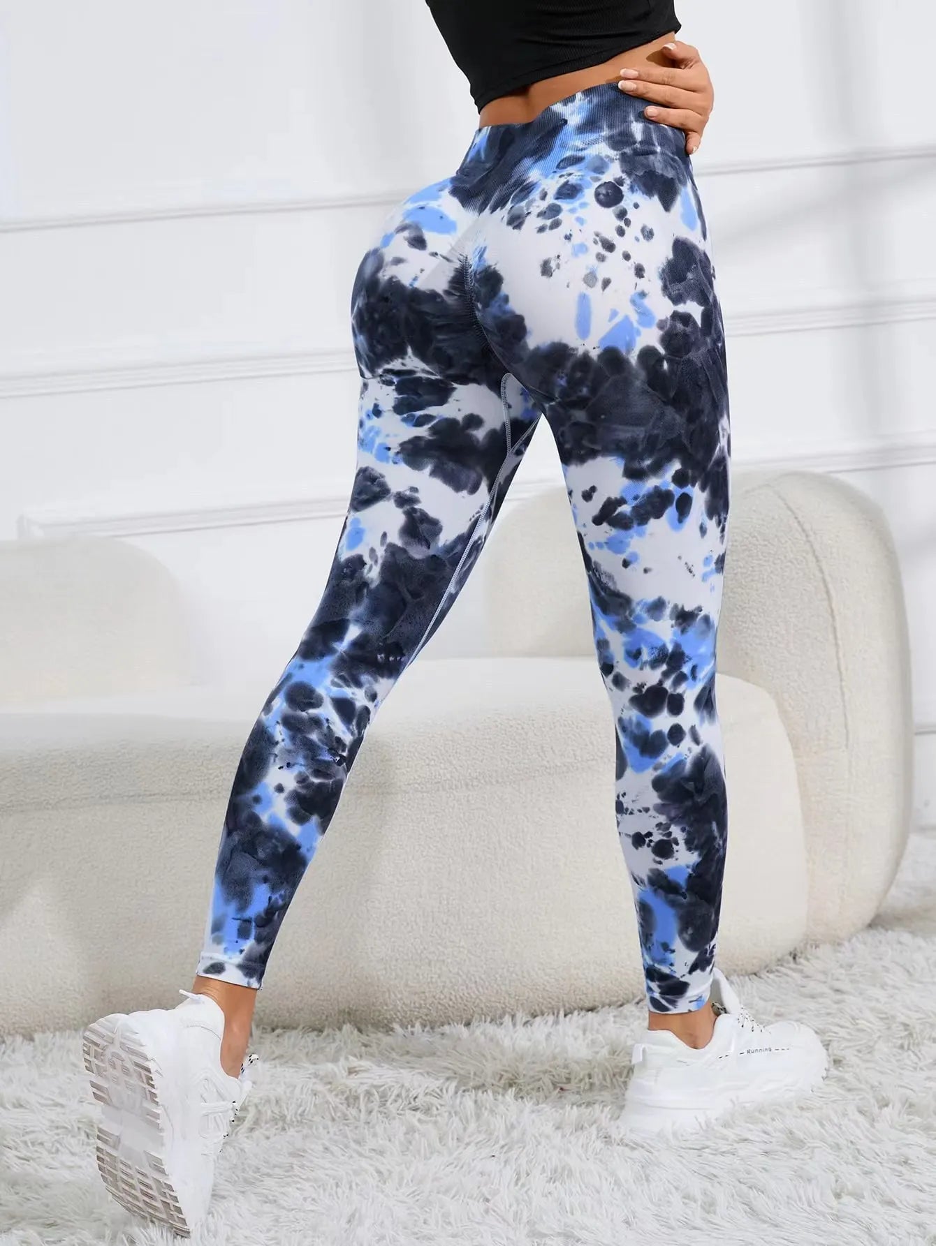 New 3D Print Tie Dye Sports Pants | Women Seamless Leggings | High Waist Fitness Push Up Leggings | Gym Clothing Workout Tights ShopOnlyDeal