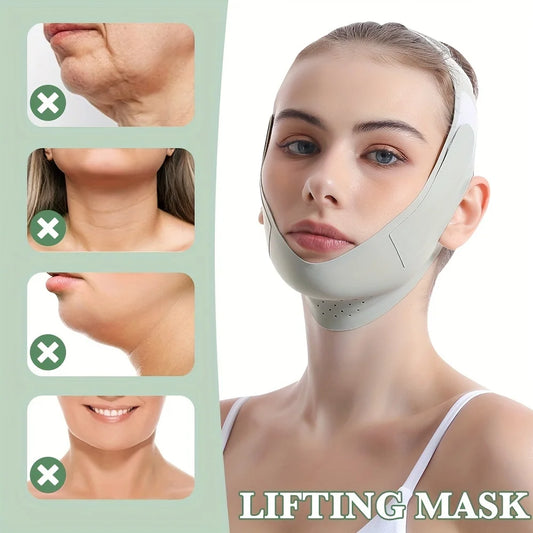 Reusable Face Slimming Bandage V Line Face Shaper Women Chin Cheek Lift Up Belt Facial Massage Strap Face Skin Care Beauty Tools ShopOnlyDeal