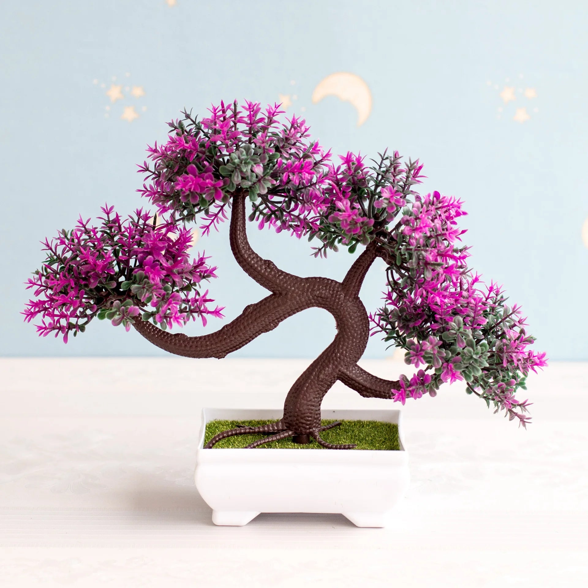 NEW Artificial Plants Bonsai Small Tree Pot Plants Fake Flowers Potted Ornaments For Home Decoration Hotel Garden Decor ShopOnlyDeal