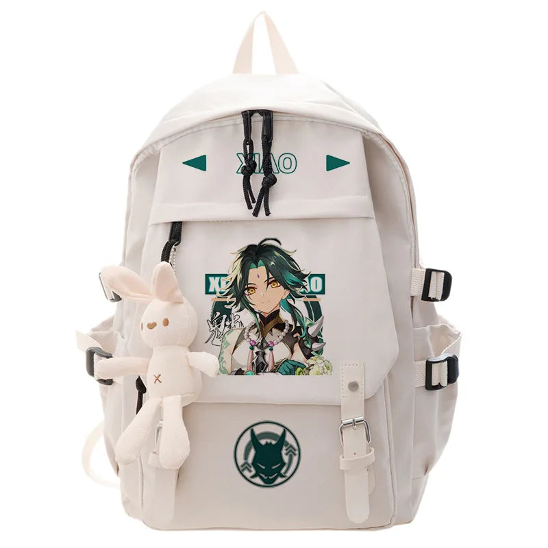 Genshin Impact Backpack Anime Cosplay | Students School Bag Klee Cartoon Bookbag Laptop Travel Rucksack Outdoor Boys Girls Gifts ShopOnlyDeal