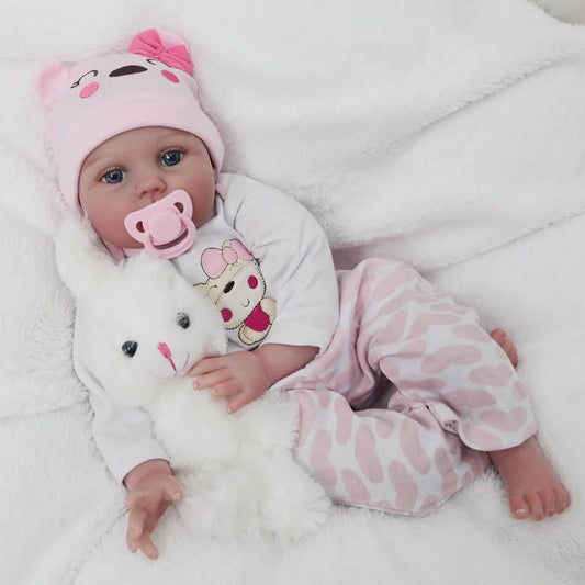 18 Inch Baby Soft Body Realistic Newborn Baby Dolls Full Vinyl Reborn Body Doll ShopOnlyDeal