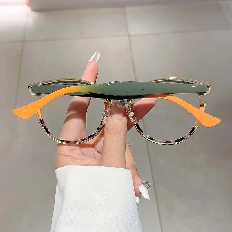 Vintage Anti Blue Light Cat Eye Glasses Women Luxury Brand Designer Trend Myopia Prescription Optical Eye Glasses Frame ShopOnlyDeal