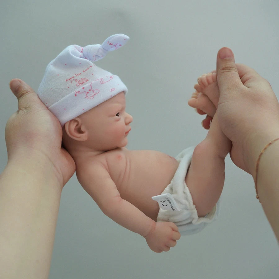 12"  Micro Preemie Full Body Silicone Baby Doll  Girl "Luna"& Boy "Toby" Lifelike Reborn Doll Surprice Children Anti-Stress ShopOnlyDeal