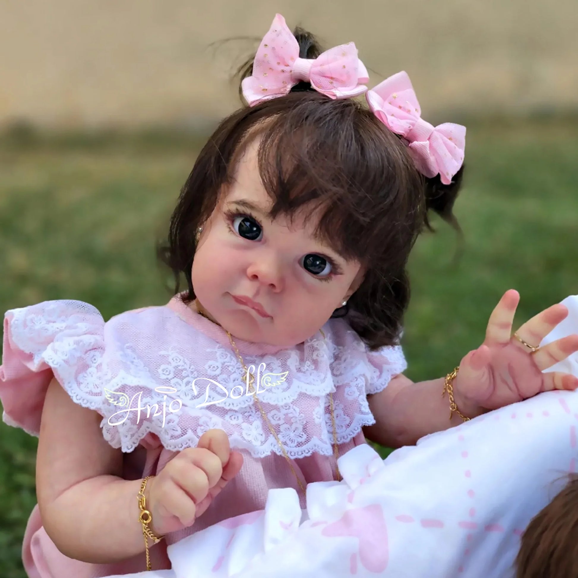 22" Maggie Bebê Reborn Dolls Painted Cute Reborn Baby Dolls With Rooted Hair Doll Toys Muñecas Para Niñas ShopOnlyDeal