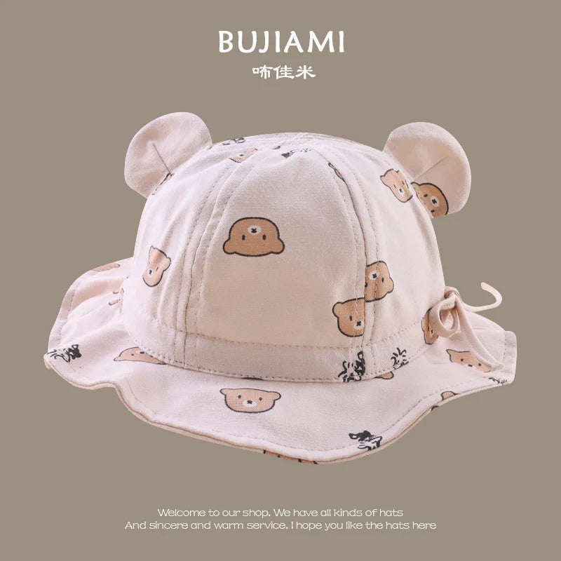 Cotton Newborn Autumn Cartoon Boy Fisherman Girls Baby Casual Kids Edge Sun Warm Hat Summer Cute Windproof Cap For Children ShopOnlyDeal