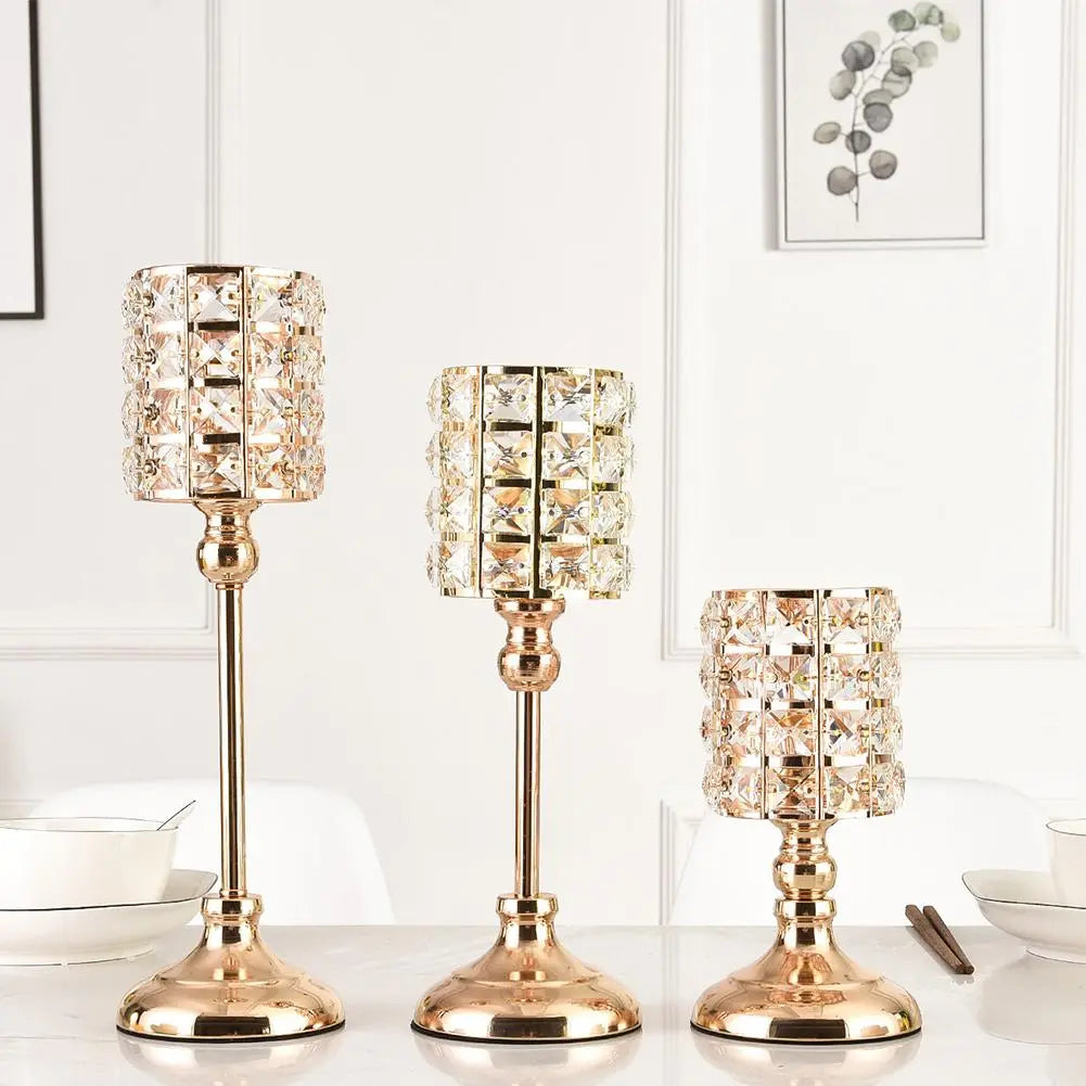 Romantic Crystal Candle Holders ShopOnlyDeal