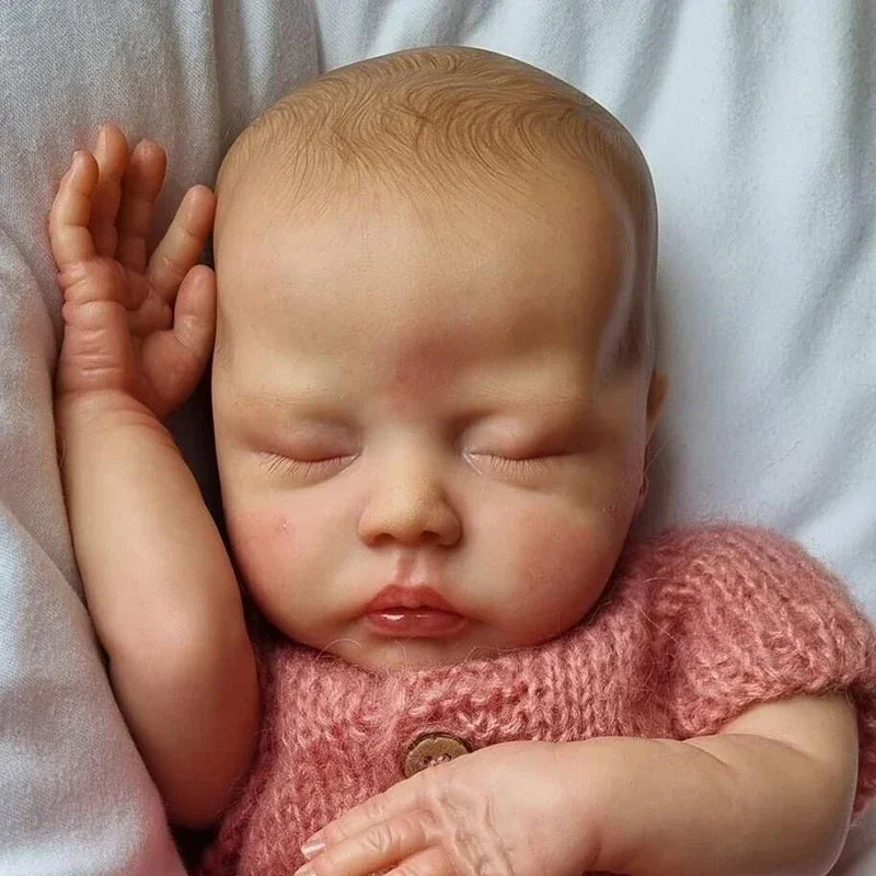 47cm Reborn Baby Doll Newborn Deliah Soft Cuddly Body Lifelike 3D Skin with Visible Veins High Quality Handmade Doll ShopOnlyDeal