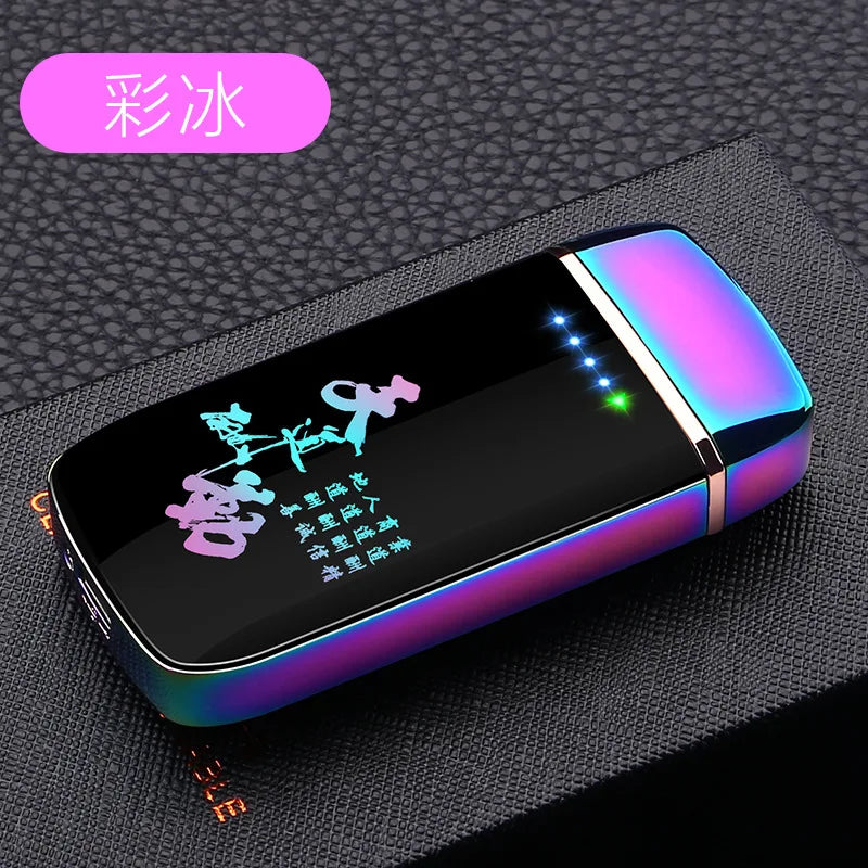 New Smart Induction Dual Arc Plasma Electric Lighter USB Lighter Innovative Side Slip Ignition Personalized Custom Lighter ShopOnlyDeal