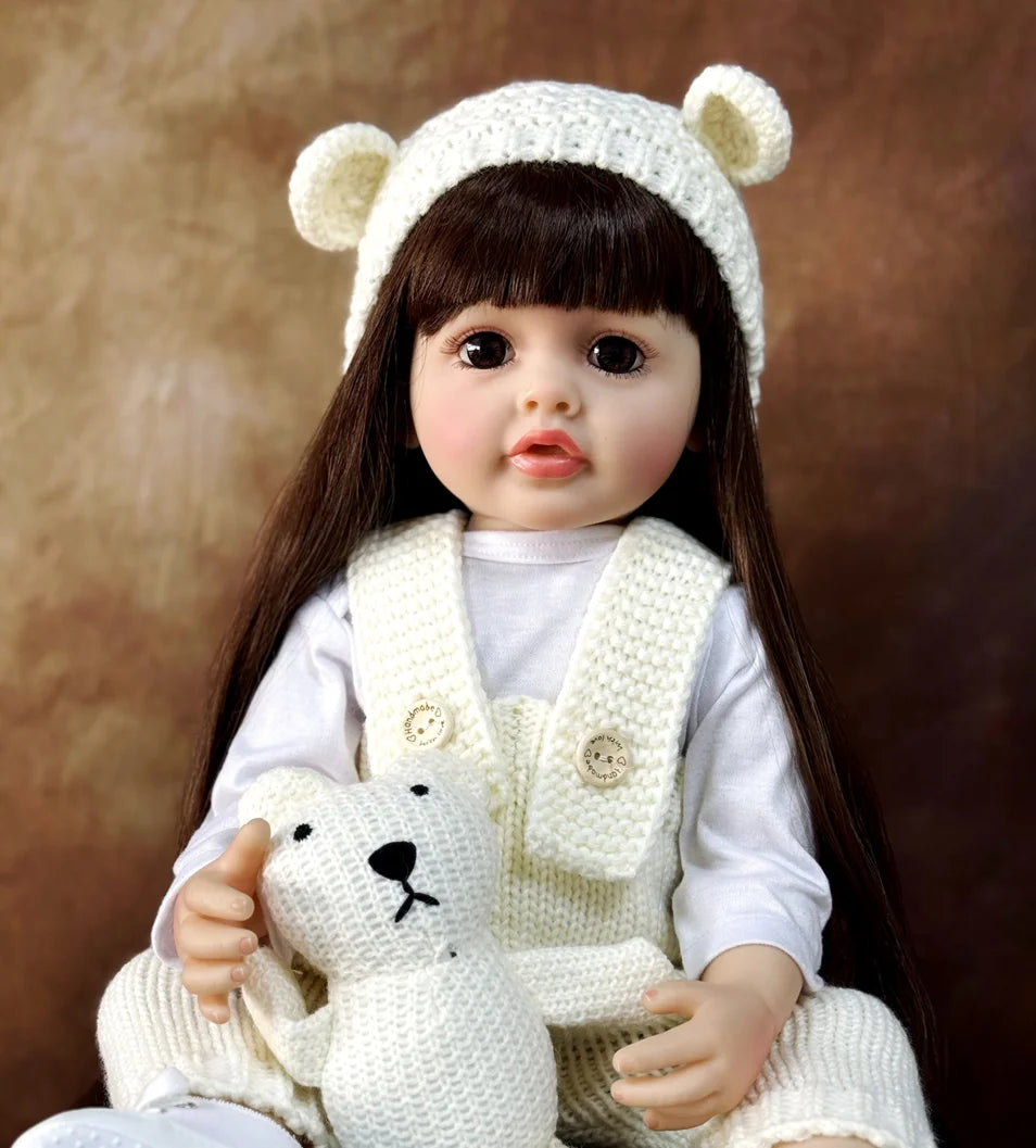 Lifelike Reborn Dolls Realistic Full Silicone Baby Bebe Vinyl 50CM Newborn Girl Doll Princess Toddler Toy Gift ShopOnlyDeal