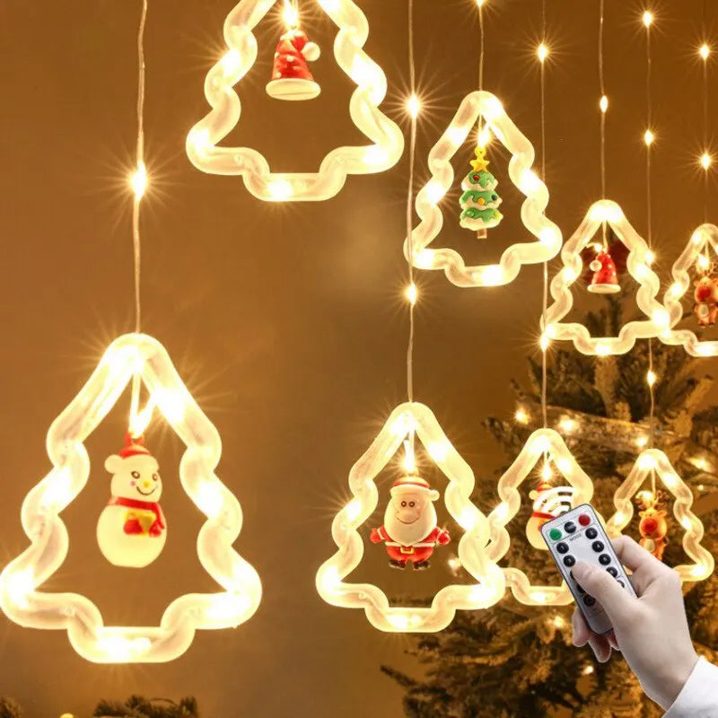 Christmas Wish Ball LED Fairy Curtain Light String Wedding Holiday Garland Lamp for Home Room Party Decoration Navidad ShopOnlyDeal