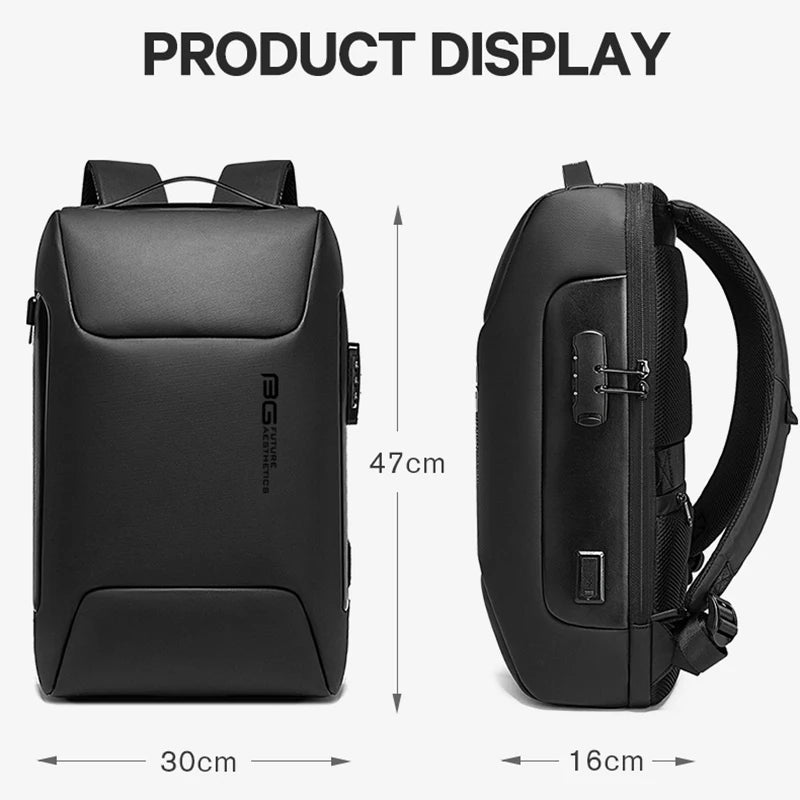 Luxury Anti-theft Waterproof Business Backpack for Men | USB Charging School Laptop Backpacks | Aesthetic Travel Bag Design ShopOnlyDeal