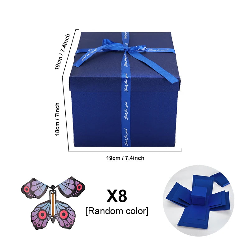 Creative Holiday Gift Explosion Box | Mother's Day | DIY Valentine's Day Surprise | Handmade with Magic Flying Butterfly | Birthday Gift Box ShopOnlyDeal