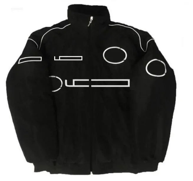 F1 Racing Car Fans Cotton Jacket | American Style Embroidered Motorcycle Riding Jacket for Autumn and Winter ShopOnlyDeal