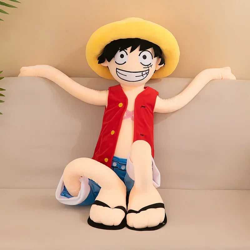 125cm One Piece Cartoon Joba Luffy Doll Plush Toy Doll Sleeping  Large Multi-size Throw Pillow In Bed Pillow Birthday Gift ShopOnlyDeal