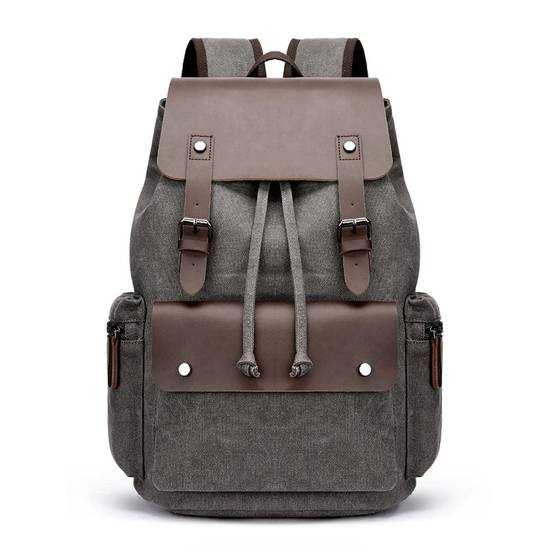 Men's Vintage Canvas Backpack | Large Capacity School Bag and Travel Laptop Backpack | Durable and Stylish Men's Bag for All Occasions ShopOnlyDeal