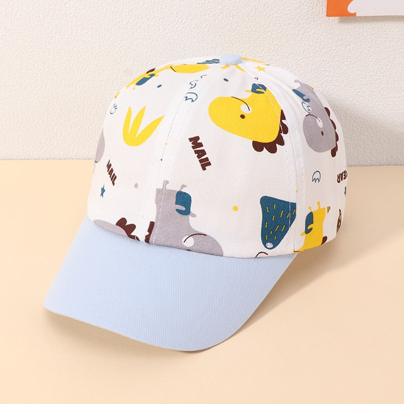 Cartoon Dinosaur Children Baseball Cap Cute Animal Kids Sun Hat Spring Corduroy Outdoor Boys Girls Peaked Caps Bonnet Gorras ShopOnlyDeal