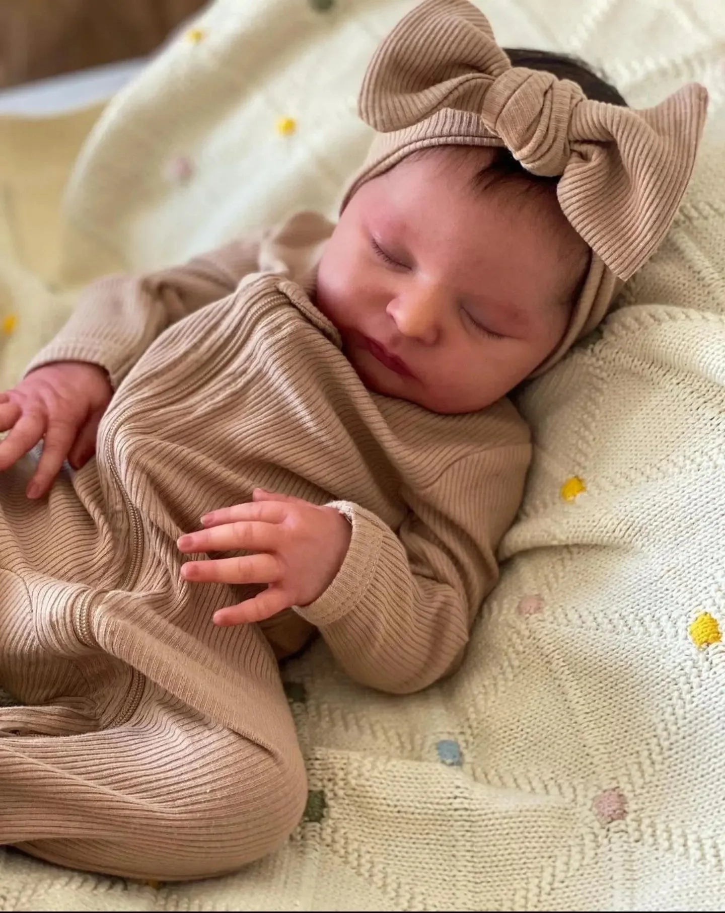 Silicone Baby Dolls Already Painted Finished Reborn Baby Doll Sleeping Baby Doll 3D Skin Visible Veins Surprise Gift for Child ShopOnlyDeal