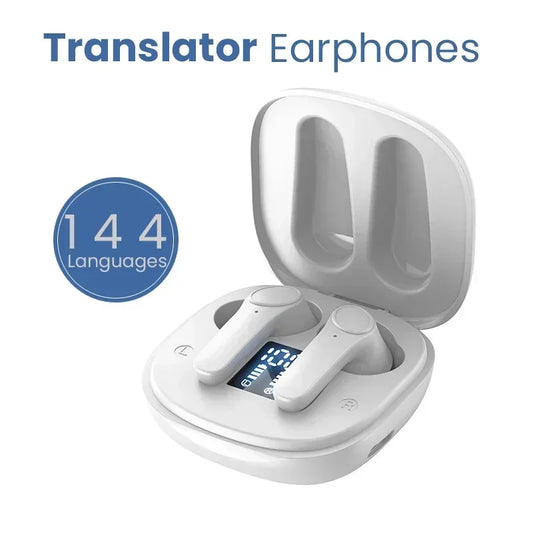 Translation Headphones Real Time Bluetooth Earbuds Translator 144 Languages Simultaneous Business Interpretation Earphones ShopOnlyDeal