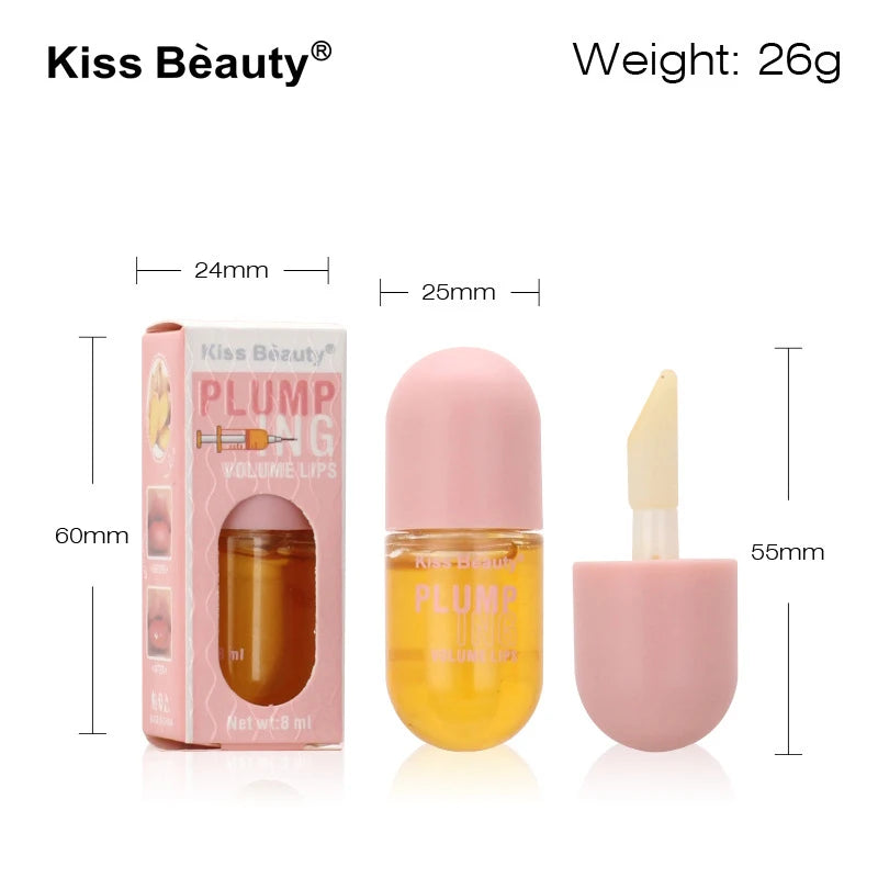 Long Lasting Lip Plumper Oil Instant Lip Sleeping Mask Lip Serum Collagen Lips Volume Increases Lip Oil Gloss Sexy Cosmetic New ShopOnlyDeal