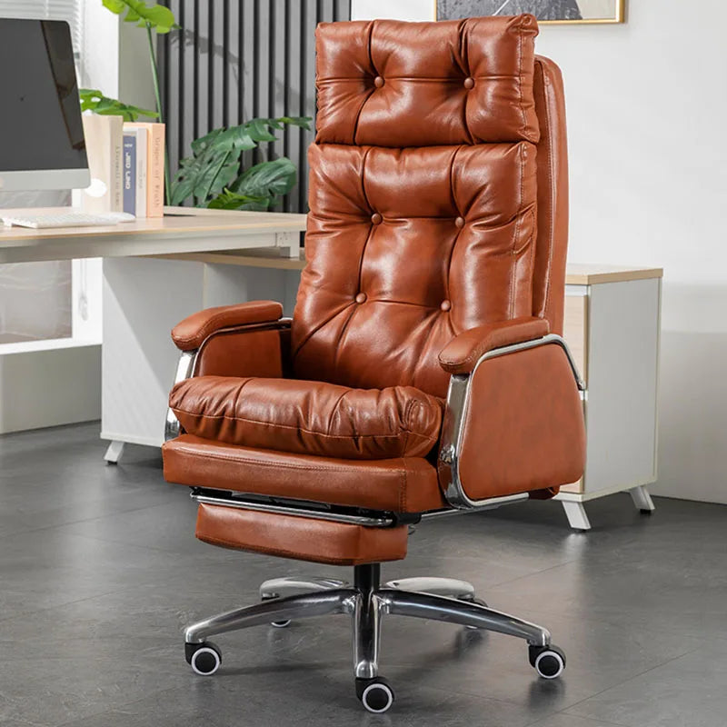 Leather Vanity Office Chair Portable Throne Modern Makeup Luxury Conference Office Chair Comfortable Mobilya Home Furniture ShopOnlyDeal