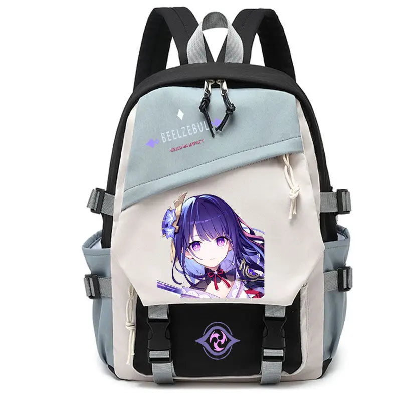 Genshin Impact Anime Cosplay Students School Bag Backpack Beelzebul Ayaka Xiao Bookbag Travel Rucksack Outdoor Boys Girls Gifts ShopOnlyDeal