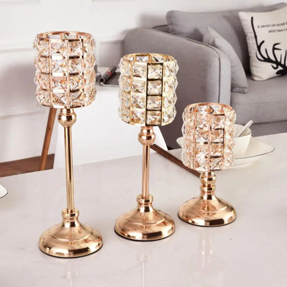 Romantic Crystal Candle Holders ShopOnlyDeal