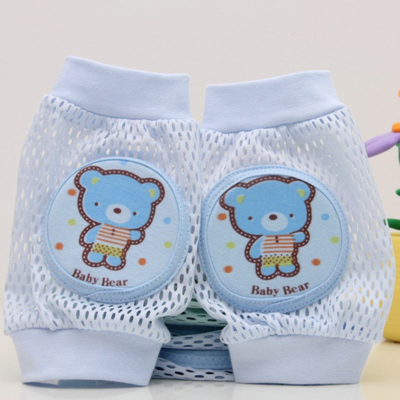 Kids Girl Boy Crawling Elbow Toddlers Baby Knee Pads Safety Mesh Kneepad Protector Leg Warmer Cushion Legging Infants Children ShopOnlyDeal