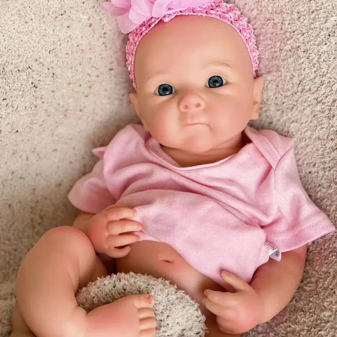 45CM Cute Girl Bettie Full Body Solid Silicone Reborn Doll Painted/Unpainted Handmade Reborn Baby Doll Reborn Corpo De Silicone ShopOnlyDeal