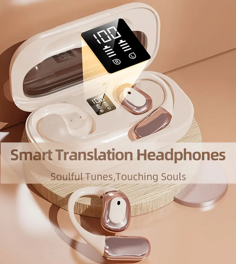 Translator Earbuds Intelligent Device Online 142 Languages Real Time AI Smart Voice  Chatgpt Translation For Travel Korea ShopOnlyDeal