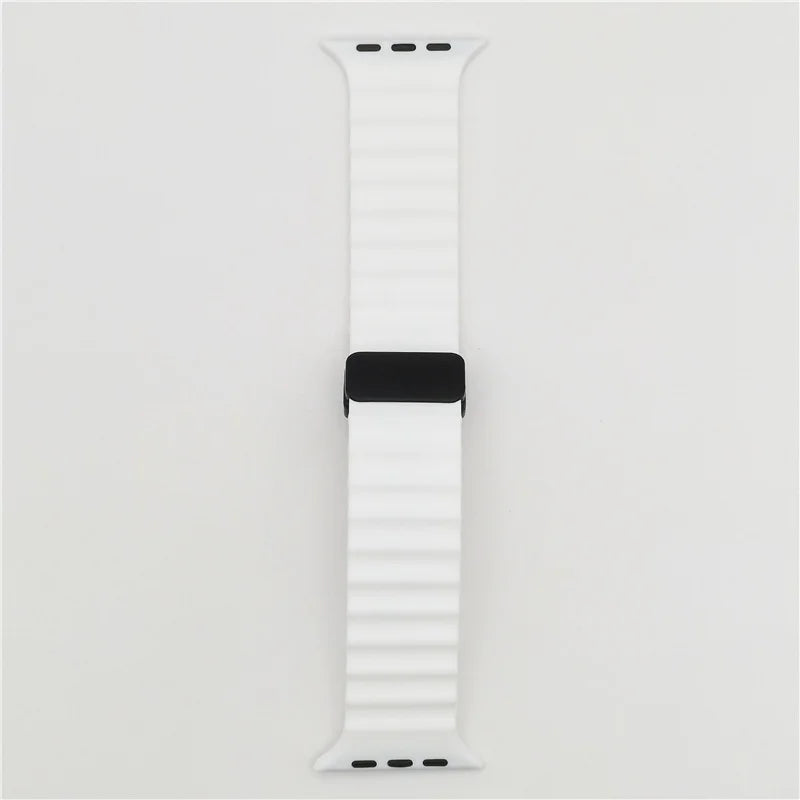 Magnetic Buckle Strap For Apple Watch Band Ultra 2 49mm 45mm 44mm 40mm 41mm 38 42mm Silicone Bracelet iWatch Series 7 6 3 se 8 9 ShopOnlyDeal