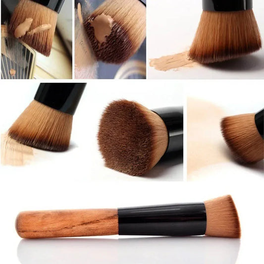 Professional Cosmetic Makeup Tool Kabuki Powder Blush Foundation Flat Top Brush ShopOnlyDeal