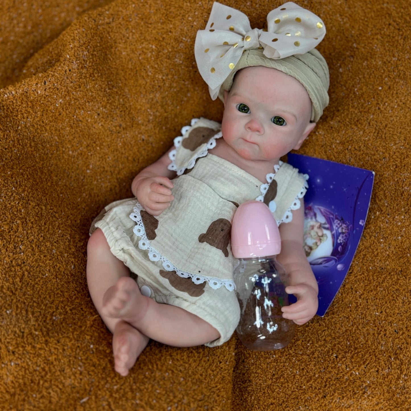 45CM Cute Girl Bettie Full Body Solid Silicone Reborn Doll Painted/Unpainted Handmade Reborn Baby Doll Reborn Corpo De Silicone ShopOnlyDeal