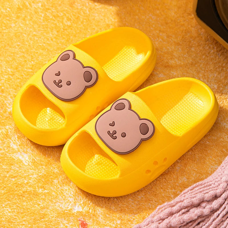 Summer Children's Slippers Cute Cartoon Soft Sole Non-Slip Beach Sandals Kids Boys Girls Bathroom Sandal Breathable Shoes ShopOnlyDeal