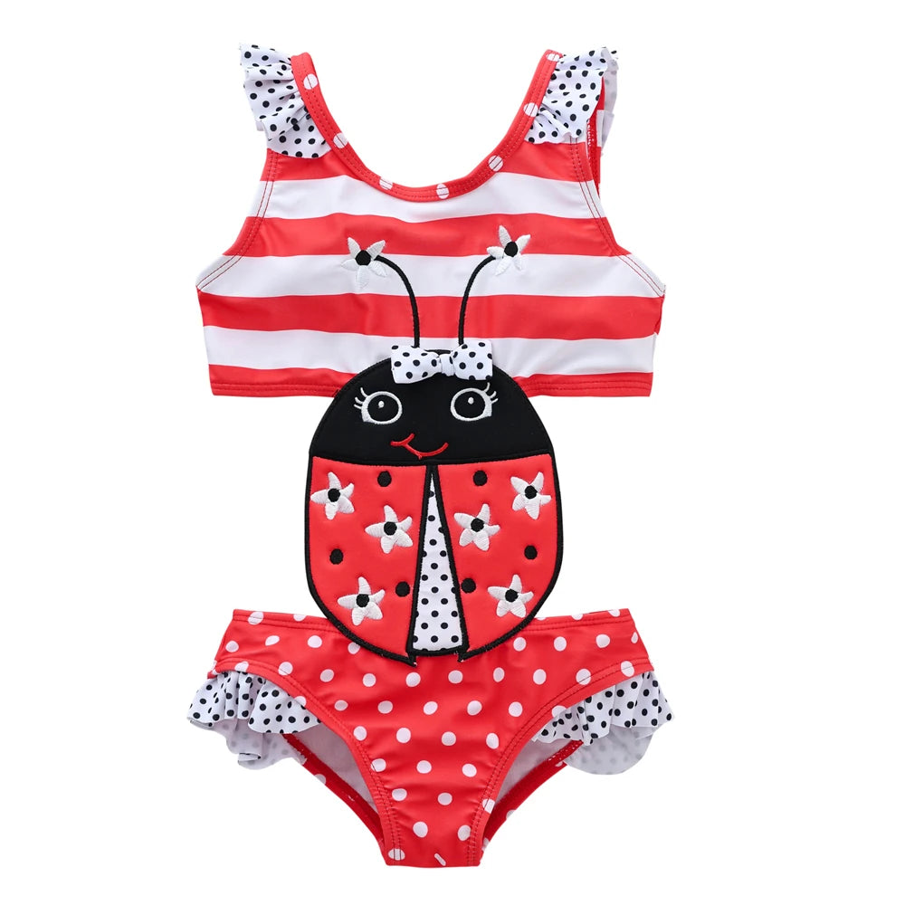 Toddler Infant Baby Girls Swimwear Watermelon Swimsuit Swimming Beach Bathing Bikini Cute Summer One-Piece Swimming Baby Overall ShopOnlyDeal