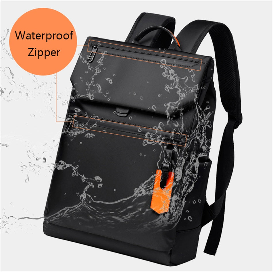 High Quality Waterproof Men's Laptop Backpack Luxury Brand Designer Black Backpack for Business Urban Man Backpack USB Charging ShopOnlyDeal