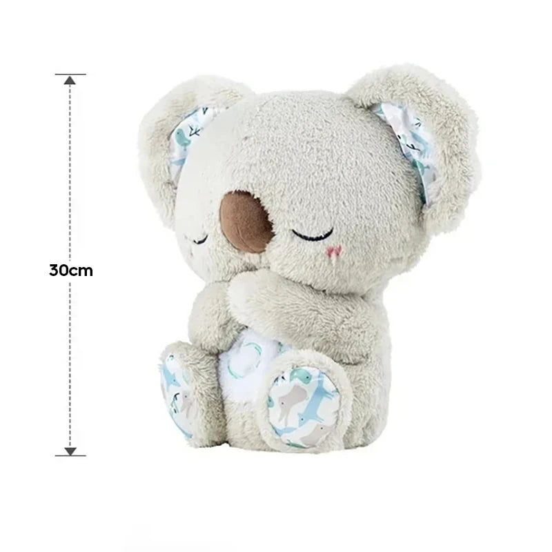 Breathing Bear Baby Soothing Koala Plush Doll Toy | Kids Soothing Music | Baby Sleeping Companion | Sound and Light Doll Toy Gift ShopOnlyDeal
