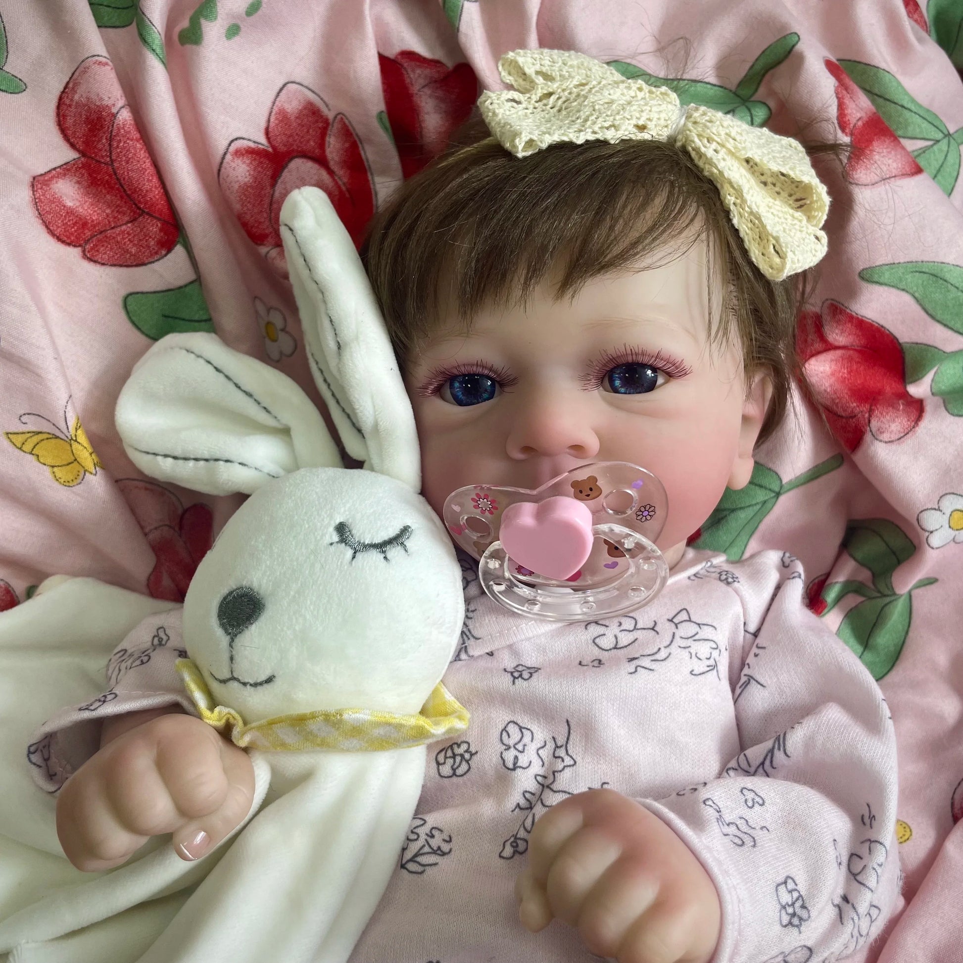 18 Inch Lifelike Finished Reborn Dolls Felicia Silicone Vinyl Or Cloth Doll Adorable Newborn Girl Birthday Christmas Gift Toy ShopOnlyDeal