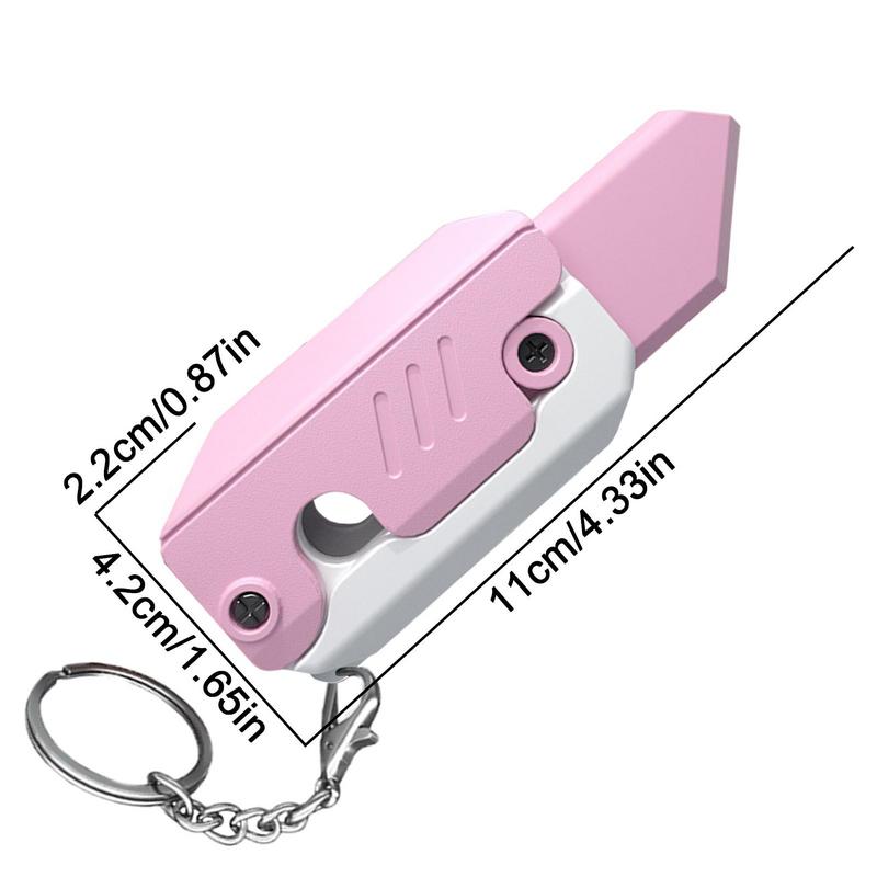 Gravity Jump Small Radish Knife Pendant Mini Model Student Prize Keychain Pendant Decompressions Toy Gift For Boys Girls Key Christmas Gift ShopOnlyDeal