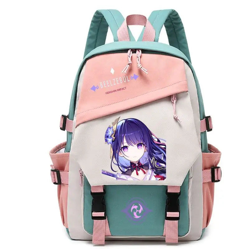 Genshin Impact Anime Cosplay Students School Bag Backpack Beelzebul Ayaka Xiao Bookbag Travel Rucksack Outdoor Boys Girls Gifts ShopOnlyDeal