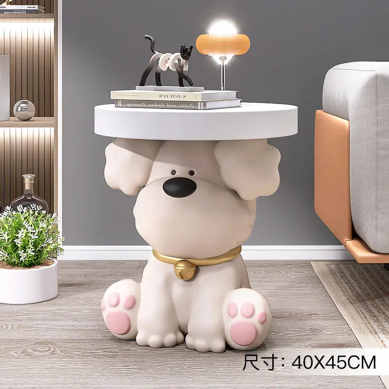 Trendy Cartoon Dog Floor-standing Ornament | Coffee Table Next to the Sofa | Living Room Home Furniture Decoration Gift ShopOnlyDeal