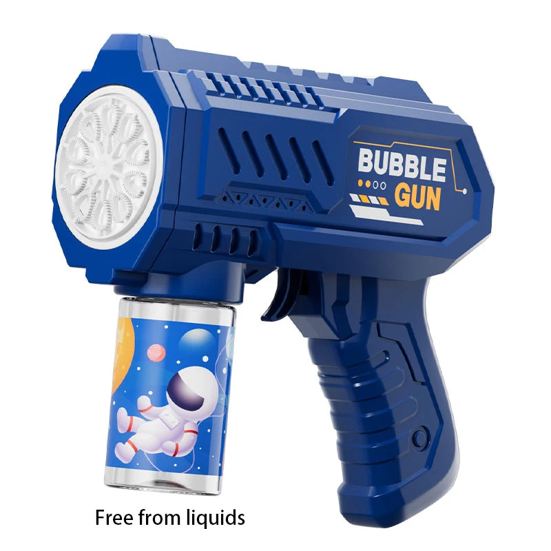 Astronaut Electric Automatic Light Bubble Machine Bubble Gun Toy Summer Beach Bath Outdoor Game Fantasy Toys for Children Kids ShopOnlyDeal