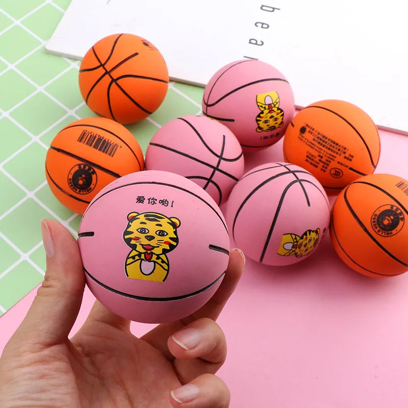 Mini Rubber Small Basketball | Decompression High Elasticity | Creative Fingertip Basketball | High Elasticity Small Basketball Toy ShopOnlyDeal