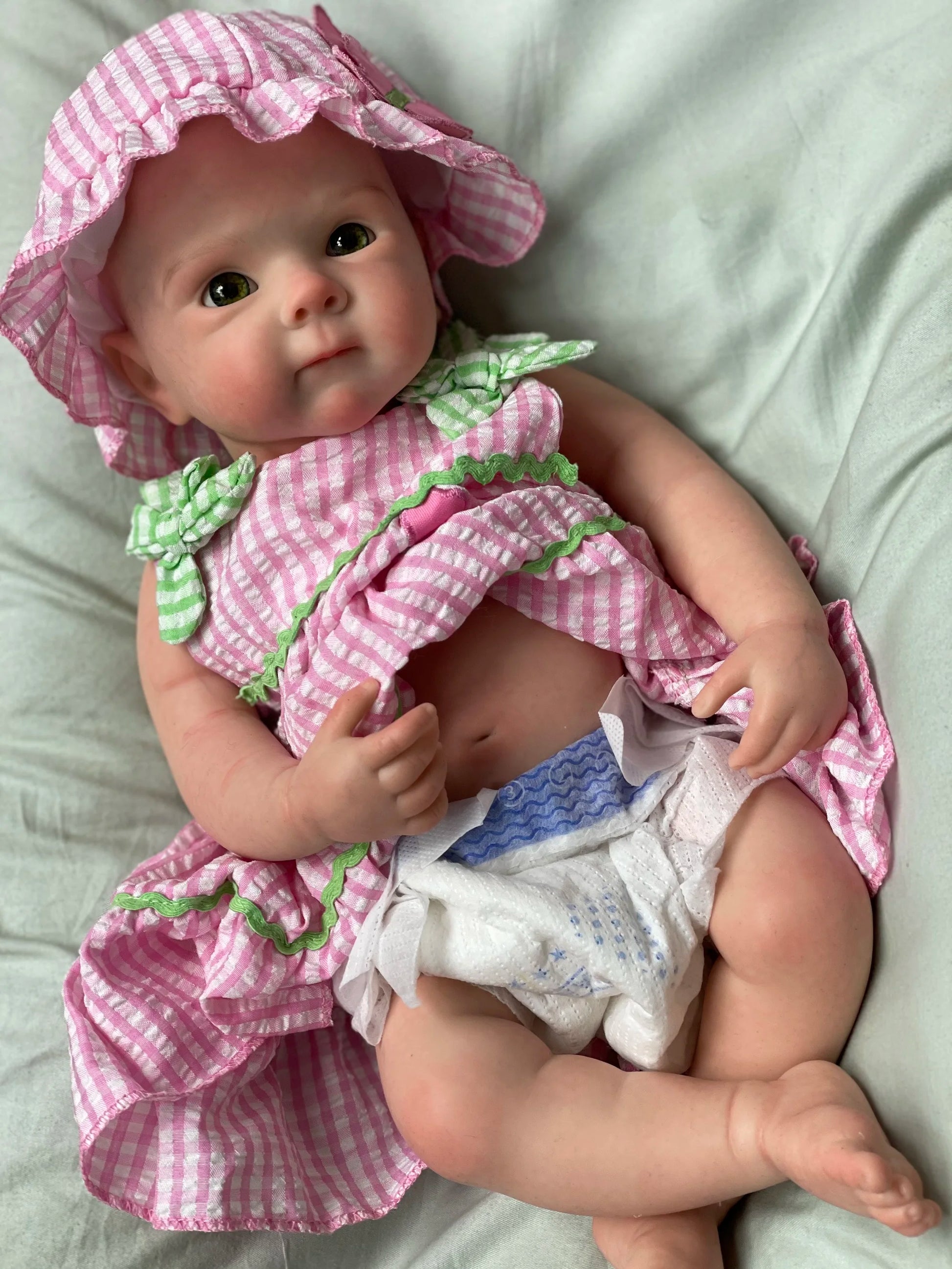 45CM Cute Girl Bettie Full Body Solid Silicone Reborn Doll Painted/Unpainted Handmade Reborn Baby Doll Reborn Corpo De Silicone ShopOnlyDeal