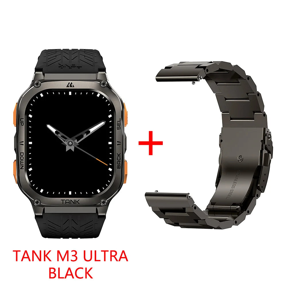 2024 Original KOSPET TANK M3 Ultra GPS Smartwatch for Men and Women | 480mAh Battery Digital Fitness AMOLED AOD Bluetooth Watch ShopOnlyDeal