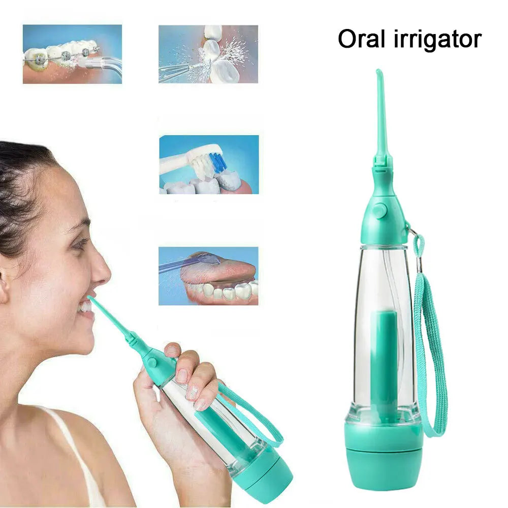 Portable Oral Irrigator Dental Flosser Product for Cleaning Teeth Water Thread Flosser Nozzle Mouth Washing Machine Dropshipping ShopOnlyDeal