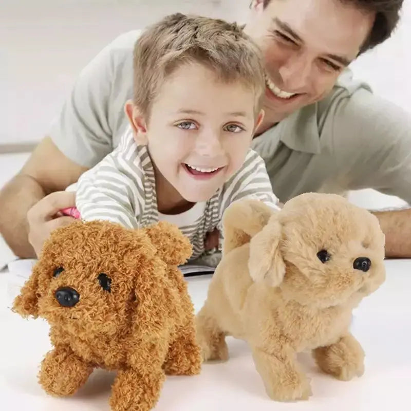 Baby Toy Dog That Walks Barks Tail Wagging Plush Interactive Electronic Pets Puppy Montessori Toys for Girls Boys Christmas Gift ShopOnlyDeal