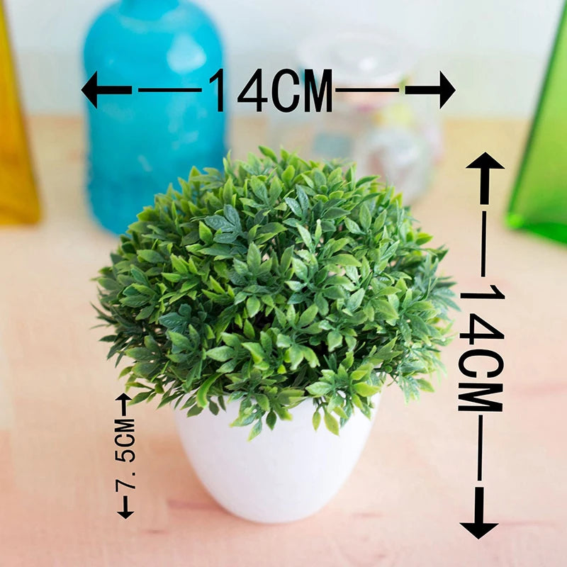 NEW Artificial Plants Bonsai Small Tree Pot Plants Fake Flowers Potted Ornaments For Home Decoration Hotel Garden Decor ShopOnlyDeal